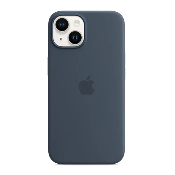 Силіконовий чохол Apple Silicone Case MagSafe Storm Blue (MPRV3) для iPhone 14 | 13