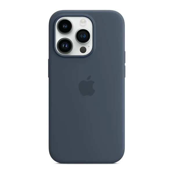 Силіконовий чохол Apple Silicone Case MagSafe Storm Blue (MPTF3) для iPhone 14 Pro
