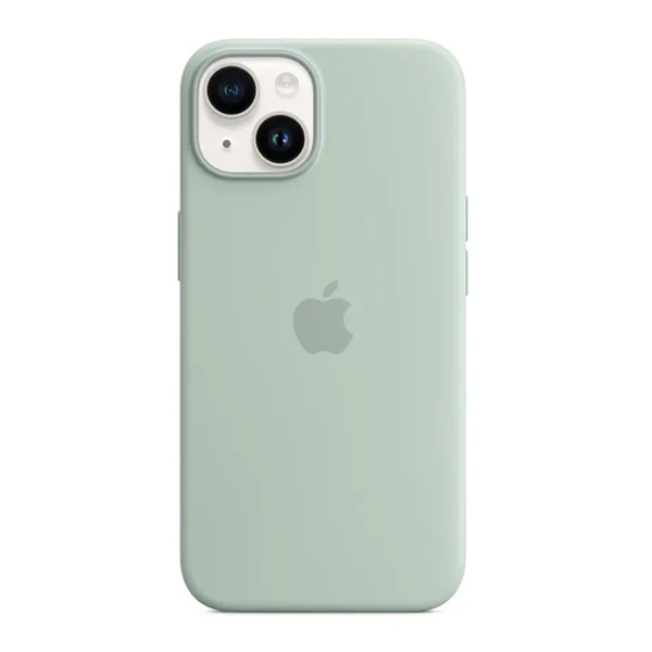 Силіконовий чохол Apple Silicone Case MagSafe Succulent (MPT13) для iPhone 14 | 13