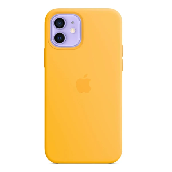 Силіконовий чохол Apple Silicone Case MagSafe Sunflower (MKTQ3) для iPhone 12 | 12 Pro у Полтаві