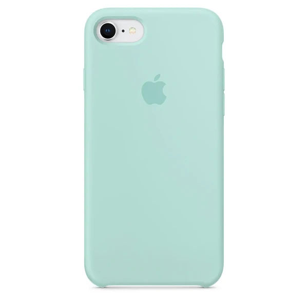 Силіконовий чохол Apple Silicone Marine Green (MRR72) для iPhone SE 3 | SE 2 | 8 | 7 у Дніпрі