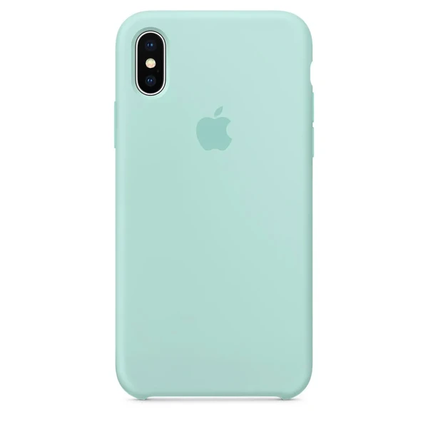 Силіконовий чохол Apple Silicone Case Marine Green (MRRE2) для iPhone X у Дніпрі