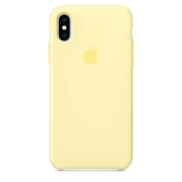 Силіконовий чохол Apple Silicone Case Mellow Yellow (MUJV2) для iPhone XS | X у Миколаєві
