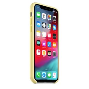 Силиконовый чехол Apple Silicone Case Mellow Yellow (MUJV2) для iPhone XS | X - Фото 5