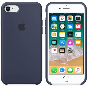 Силиконовый чехол Apple Silicone Case Midnight Blue (MQGM2) для iPhone SE 3 | SE 2 | 8 | 7 - Фото 3
