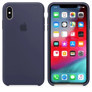 Силиконовый чехол Apple Silicone Case Midnight Blue (MRW92) для iPhone XS | X - Фото 2