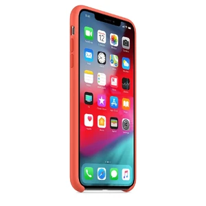 Силиконовый чехол Apple Silicone Case Nectarine (MTFF2) для iPhone XS Max - Фото 5