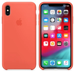 Силиконовый чехол Apple Silicone Case Nectarine (MTFA2) для iPhone XS | X - Фото 4