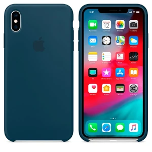 Силіконовий чохол Apple Silicone Case Pacific Green (MUJQ2) для iPhone XS Max - Фото 2