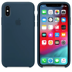 Силиконовый чехол Apple Silicone Case Pacific Green (MUJU2) для iPhone XS | X - Фото 4