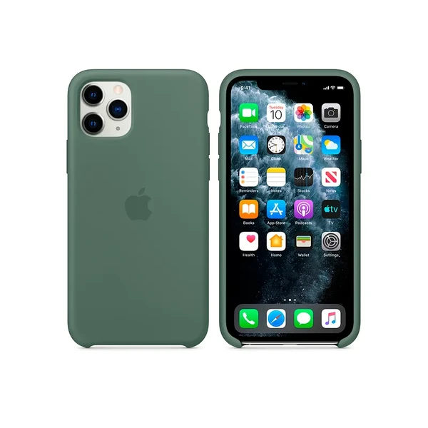 Силиконовый чехол Apple Silicone Case Pine Green (MWYP2) для iPhone 11 Pro в Полтаве