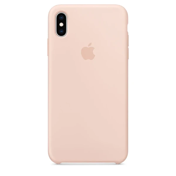 Силіконовий чохол Apple Silicone Case Pink Sand (MTFD2) для iPhone XS Max (Відкрита коробка)