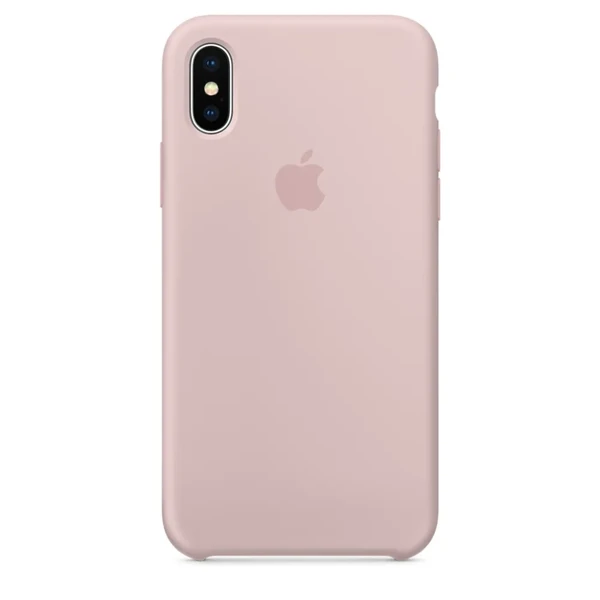 Силиконовый чехол Apple Silicone Case Pink Sand (MQT62) для iPhone X в Виннице