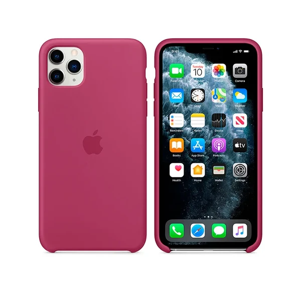 Силіконовий чохол Apple Silicone Case Pomergranate (MXM62) для iPhone 11 Pro в Ужгороді