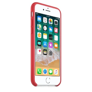Силиконовый чехол Apple Silicone Case Red Raspberry (MRFQ2) для iPhone SE 3 | SE 2 | 8 | 7 - Фото 4
