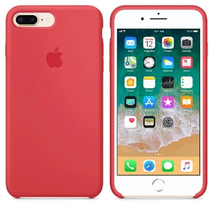 Силіконовий чохол Apple Silicone Case Red Raspberry (MRFW2) для iPhone 8 Plus | 7 Plus - Фото 2