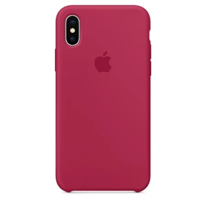 Силіконовий чохол Apple Silicone Case Rose Red (MQT82) для iPhone X MQT82 - Фото 1
