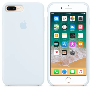 Силиконовый чехол Apple Silicone Case Sky Blue (MRR92) для iPhone 8 Plus | 7 Plus - Фото 2