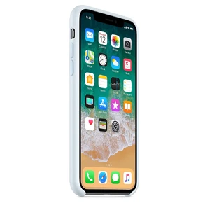 Силиконовый чехол Apple Silicone Case Sky Blue (MRRD2) для iPhone X - Фото 4