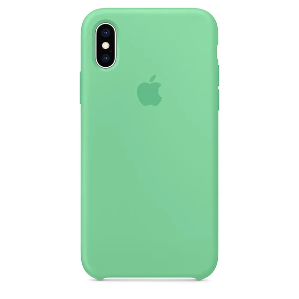 Силиконовый чехол Apple Silicone Case Spearmint (MVF52) для iPhone XS | X