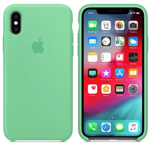Силиконовый чехол Apple Silicone Case Spearmint (MVF52) для iPhone XS | X - Фото 4