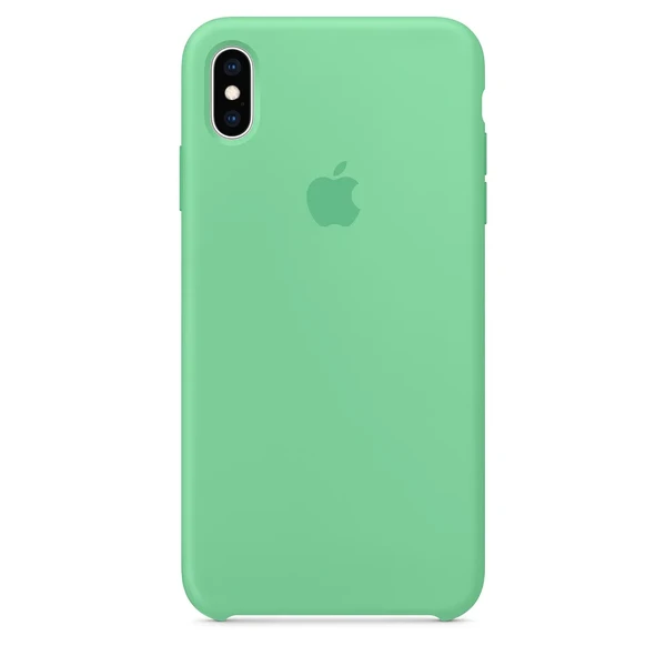 Силіконовий чохол Apple Silicone Case Spearmint (MVF82) для iPhone XS Max у Хмельницькому