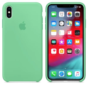 Силиконовый чехол Apple Silicone Case Spearmint (MVF82) для iPhone XS Max - Фото 3