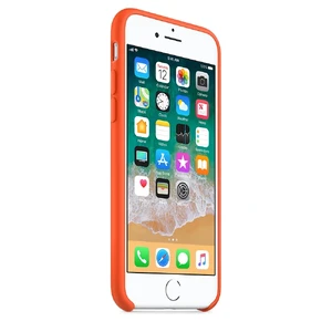 Силиконовый чехол Apple Silicone Case Spicy Orange (MR682) для iPhone SE 3 | SE 2 | 8 | 7 - Фото 4