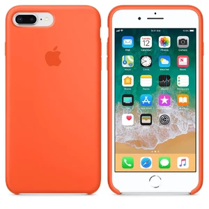 Силиконовый чехол Apple Silicone Case Spicy Orange (MR6C2) для iPhone 8 Plus | 7 Plus - Фото 3