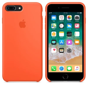 Силиконовый чехол Apple Silicone Case Spicy Orange (MR6C2) для iPhone 8 Plus | 7 Plus - Фото 4