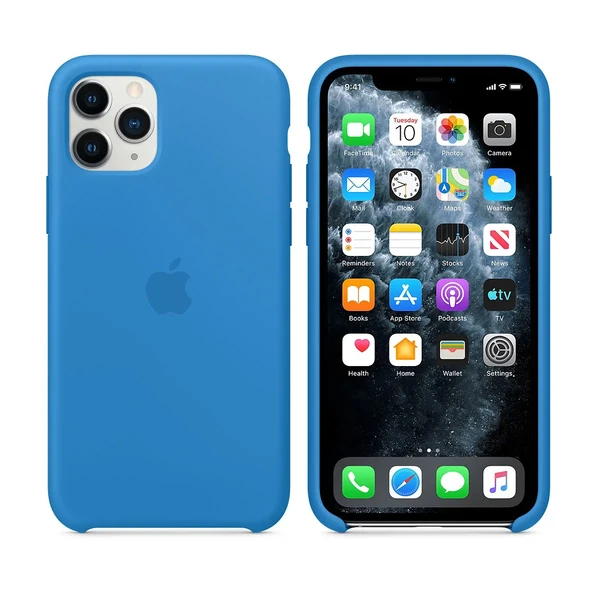 Силиконовый чехол Apple Silicone Case Surf Blue (MY1F2) для iPhone 11 Pro в Хмельницком