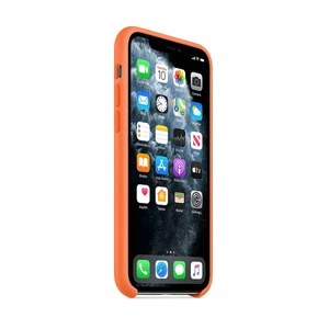 Силиконовый чехол Apple Silicone Case Vitamin C (MY112) для iPhone 11 Pro Max - Фото 2