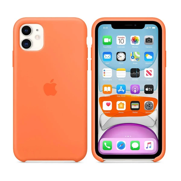Силіконовий чохол Apple Silicone Case Vitamin C (MY192) для iPhone 11
