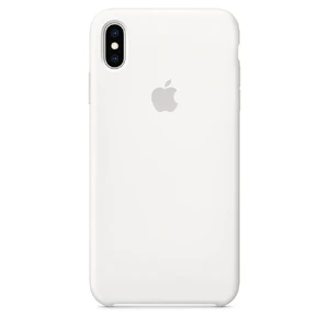 Силиконовый чехол Apple Silicone Case White (MRWF2) для iPhone XS Max MRWF2 - Фото 1