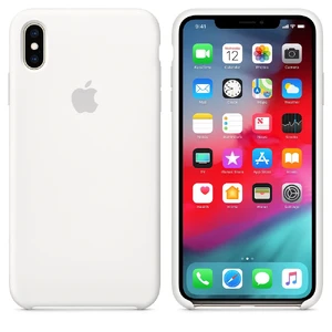 Силиконовый чехол Apple Silicone Case White (MRWF2) для iPhone XS Max - Фото 2