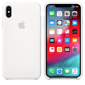 Силиконовый чехол Apple Silicone Case White (MRWF2) для iPhone XS Max - Фото 4