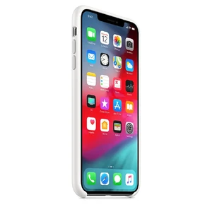 Силиконовый чехол Apple Silicone Case White (MRWF2) для iPhone XS Max - Фото 5