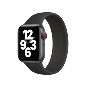 Силіконовий монобраслет Apple Solo Loop Black для Apple Watch 41mm | 40mm | 38mm (MYND2) Розмір 2 MYND2 - Фото 1