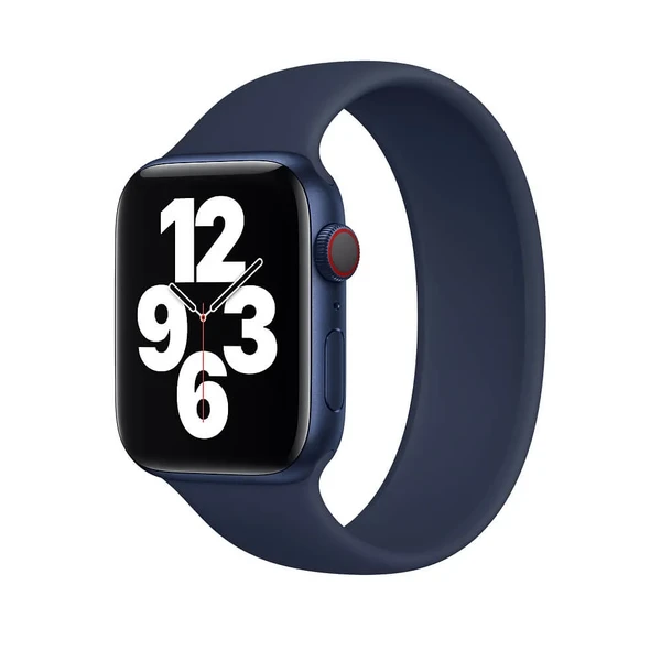 Силиконовый монобраслет Apple Solo Loop Deep Navy для Apple Watch Ultra 49mm | 45mm | 44mm | 42mm (MYW92) Размер 7