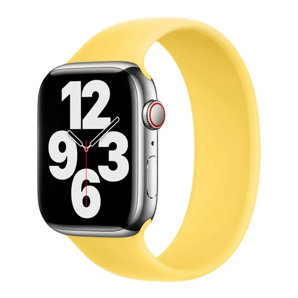 Силиконовый монобраслет Apple Solo Loop Lemon Zest (MN463) для Apple Watch Ultra 49mm | 45mm | 44mm | 42mm Размер 12