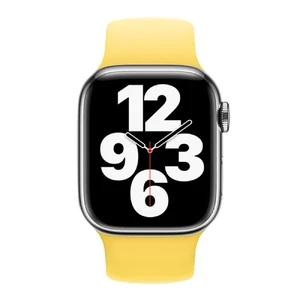 Силіконовий монобраслет Apple Solo Loop Lemon Zest (MN2G3) для Apple Watch 41mm | 40мм | 38mm Розмір 1 - Фото 2