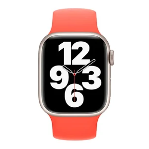 Силиконовый монобраслет Apple Solo Loop Nectarine (MN3F3) для Apple Watch 41mm | 40mm | 38mm Размер 2 - Фото 2