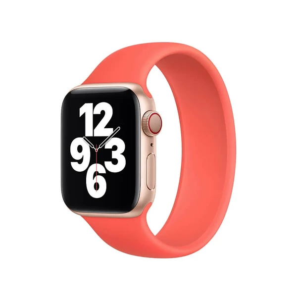Силиконовый монобраслет Apple Solo Loop Pink Citrus для Apple Watch 41mm | 40mm | 38mm (MYPD2) Размер 5