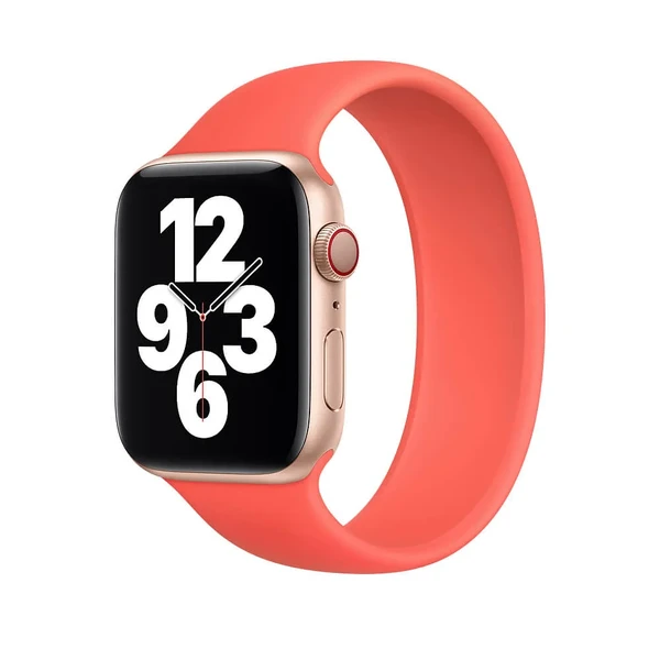 Силиконовый монобраслет Apple Solo Loop Pink Citrus для Apple Watch Ultra 49mm | 45mm | 44mm | 42mm (MYTY2) Размер 7
