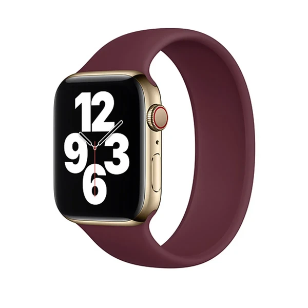Силиконовый монобраслет Apple Solo Loop Plum для Apple Watch Ultra 49mm | 45mm | 44mm | 42mm (MGTE3) Размер 12
