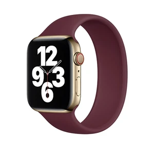 Силиконовый монобраслет Apple Solo Loop Plum для Apple Watch Ultra 49mm | 45mm | 44mm | 42mm (MGTC3) Размер 10 MGTC3 - Фото 1