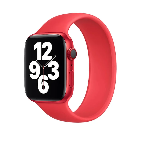 Силиконовый монобраслет Apple Solo Loop (PRODUCT) Red для Apple Watch Ultra 49mm | 45mm | 44mm | 42mm (MYTL2) Размер 5