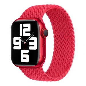 Ремешок Apple Braided Solo Loop (PRODUCT)RED (MPCE3) для Apple Watch Ultra 49mm | 45mm | 44mm | 42mm Размер 7 MPCE3 - Фото 1