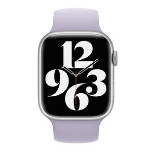 Силиконовый монобраслет Apple Solo Loop Purple Fog для Apple Watch 41mm | 40mm | 38mm (MQVD3) Размер 4 - Фото 2