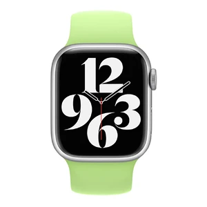 Силиконовый монобраслет Apple Solo Loop Sprout Green для Apple Watch 41mm | 40mm | 38mm (MQVP3) Размер 3 - Фото 2